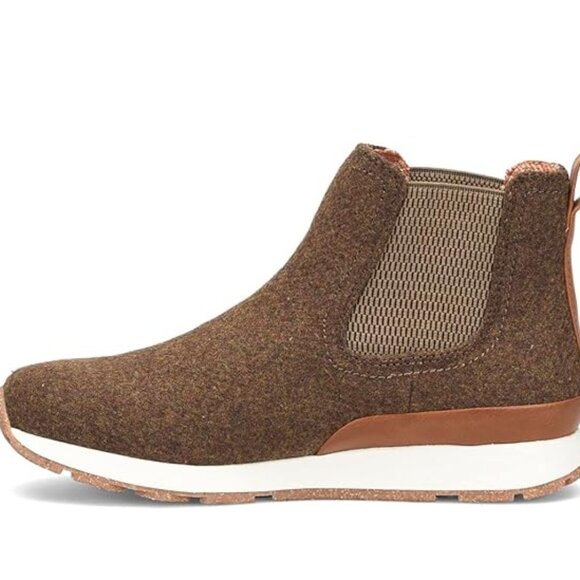 B.O.C. Womena Casual Chic Brown Textile Slip-On Cozy Ankle Booties Size 8.5 NWOB - Picture 2 of 6